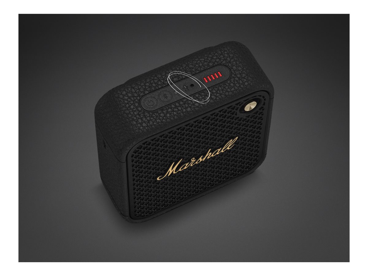 Marshall WILLEN II Portable Bluetooth Speaker - Black and Brass