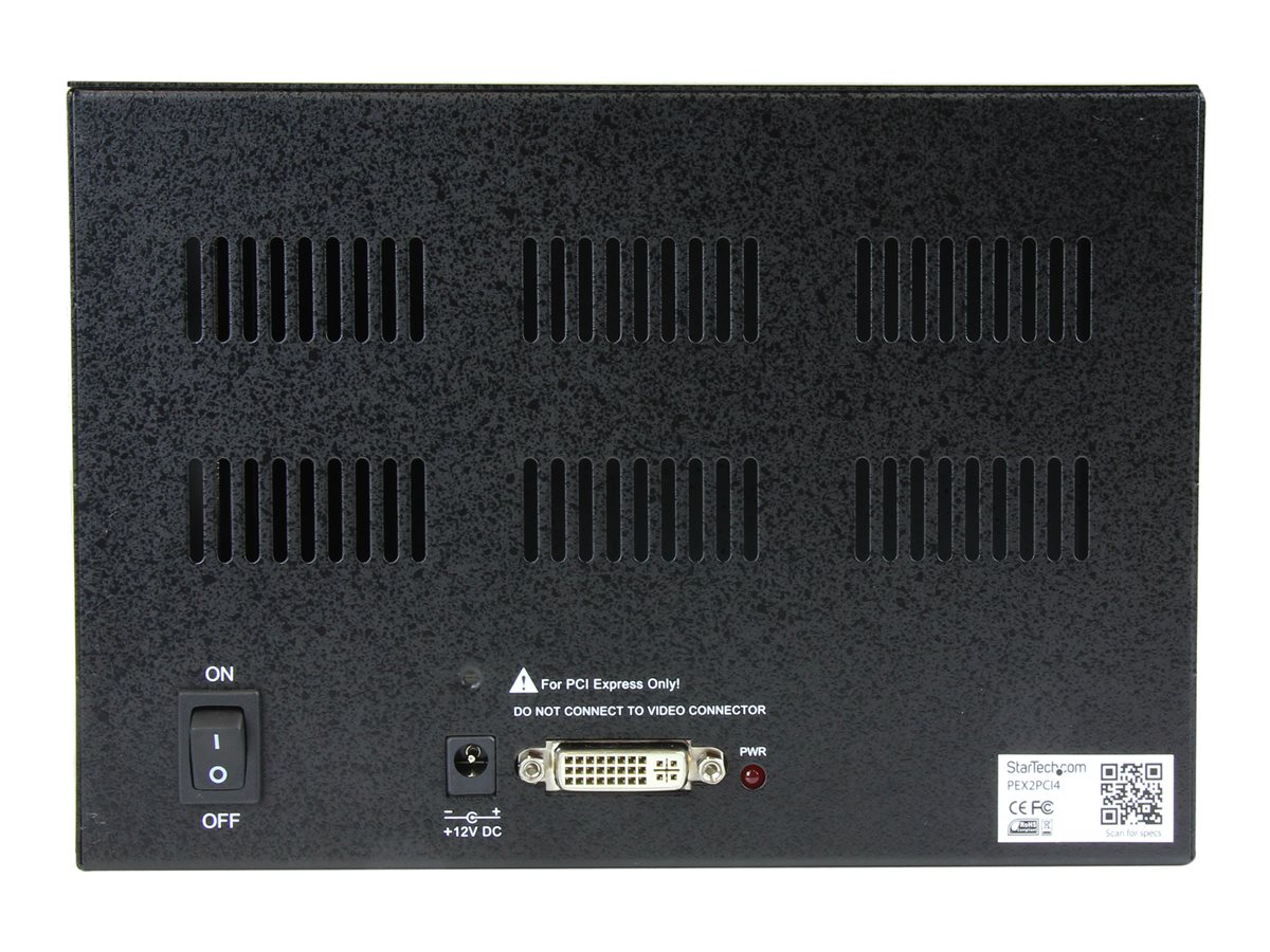 StarTech.com PCI Express to 4 Slot PCI Expansion System - PCIeo PCI expansion box - External PCI slot - PCI expansion chassis (PEX2PCI4) - systémový bus extender – foto 2