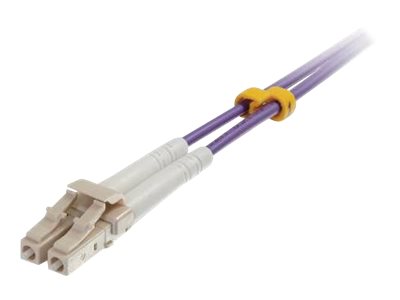 C2G 5m LC/LC OM4 LSZH Fibre Patch - Purple - patch kabel - 5 m - 5 m - purpurová – foto 2