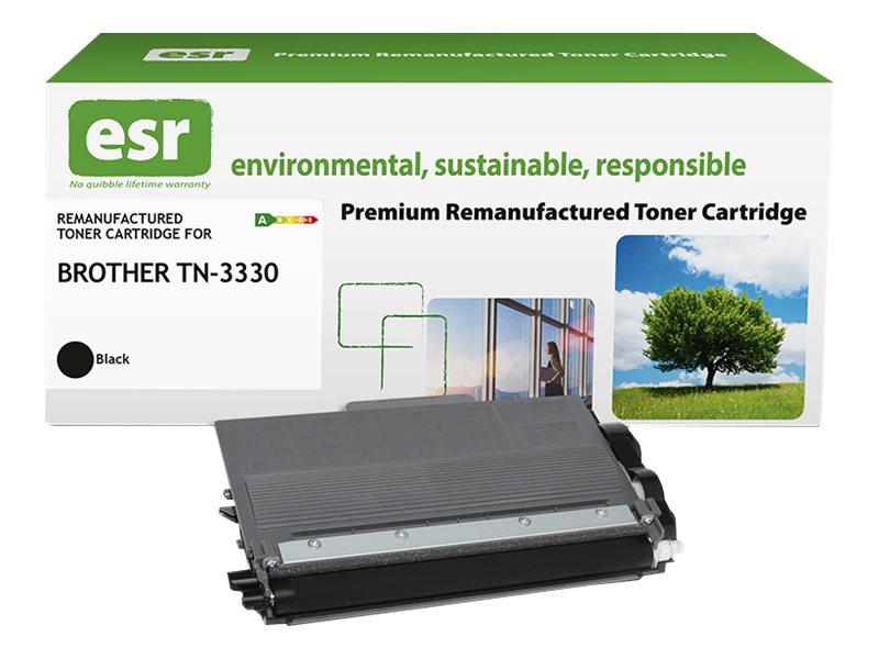 ESR Toner cartridge compatible with Brother TN-3330BK black remanufactured 3.000 pages