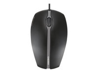 CHERRY GENTIX SILENT - Mouse - optical - 3 buttons - wired - USB - black