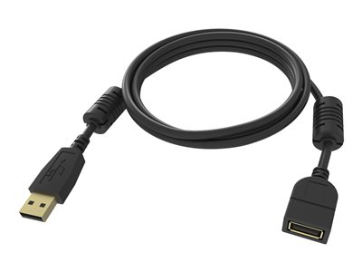 2 m USB 2.0 extension cable - gold plated connecto