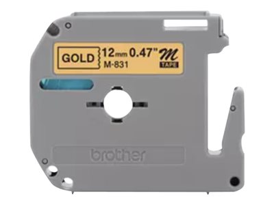 Brother M831 - Black on gold