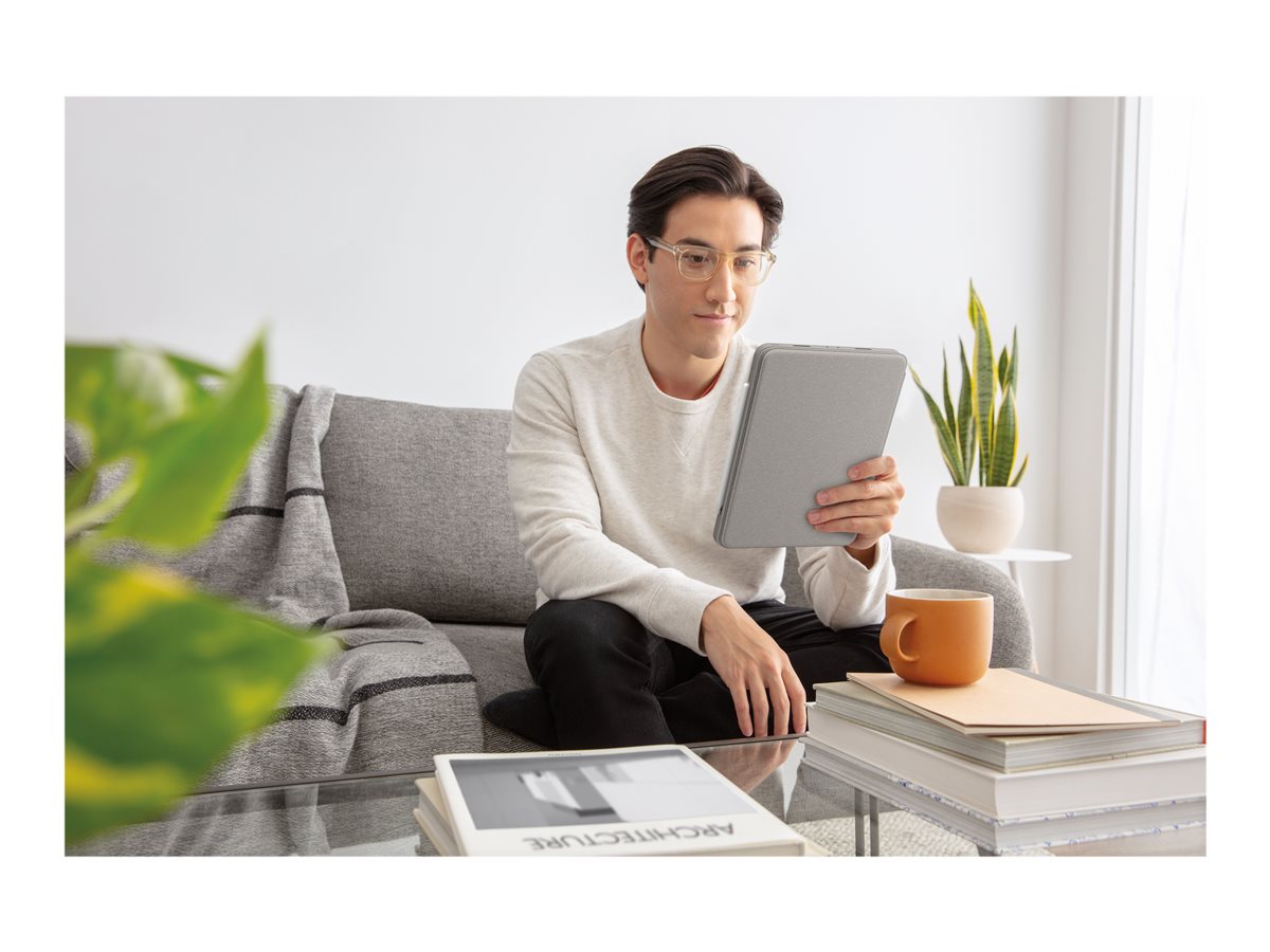 Logitech Combo Touch - klávesnice a pouzdro - s trackpad - QWERTY - španělská - písek (sand) Vstupní zařízení – foto 12