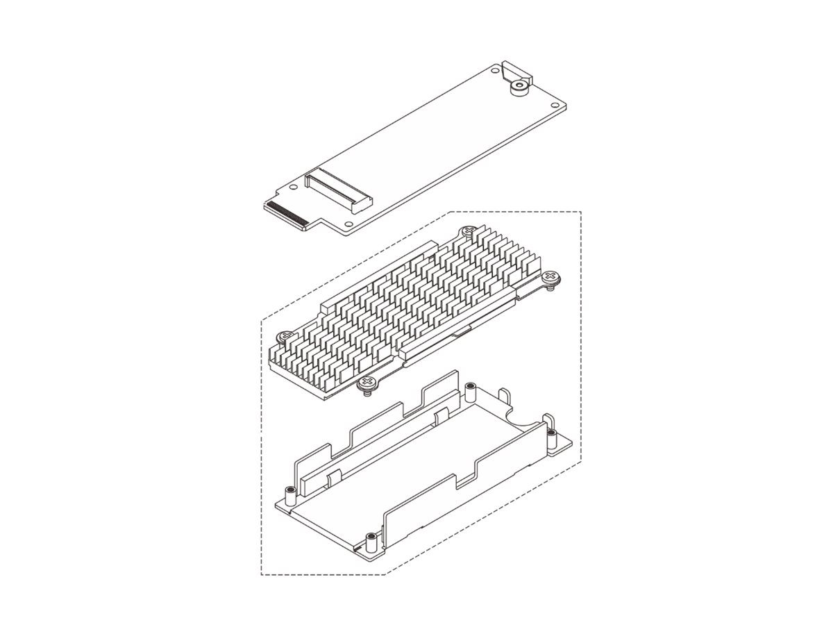 Lenovo - M.2 SATA/NVMe drive assembly kit