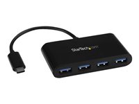 StarTech.com 4-Port USB-C Hub - Portable USB-C to 4x USB-A Hub - Bus-Powered USB 3.1 Gen 1 Type-C Hub - USB 3.0 Port Expander