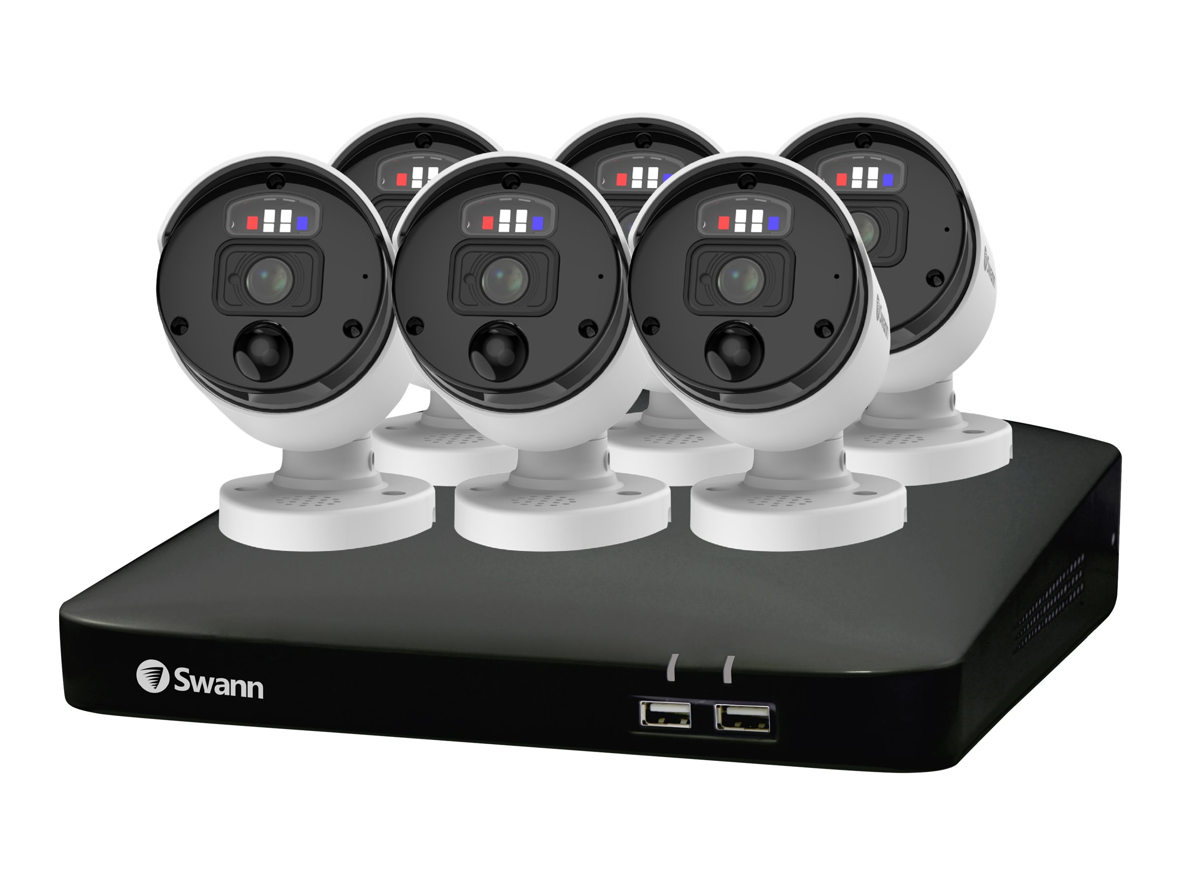 Swann Enforcer SWNVK-889906 - NVR + camera(s) - wired (LAN) - AC powered, PoE