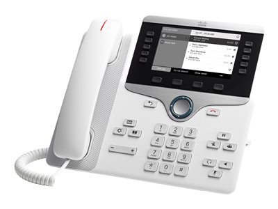 Cisco IP Phone 8811 VoIP phone SIP, RTCP, RTP, SRTP, SDP 5 lines white rem