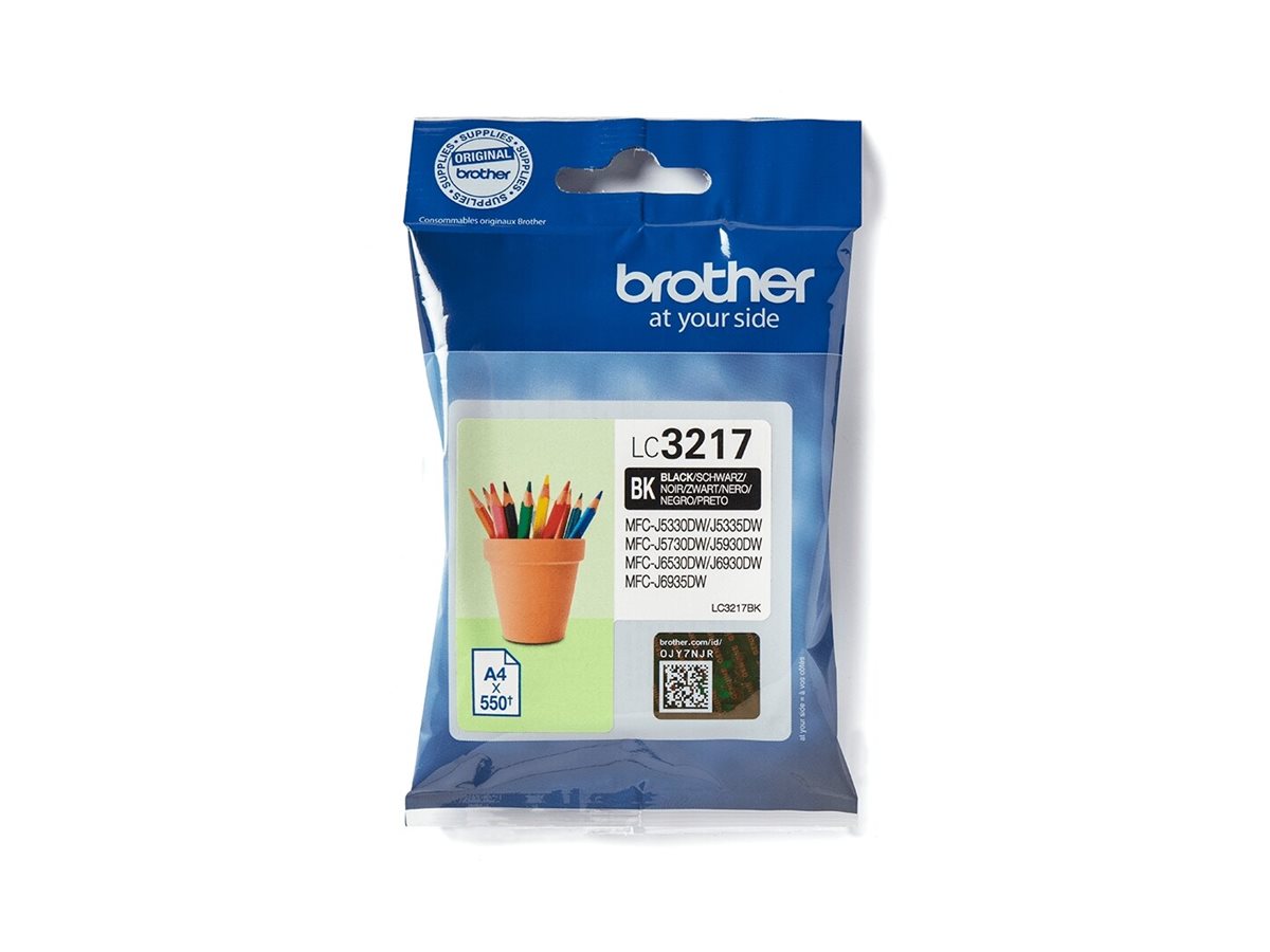 An image of Brother LC3217BK - black - original - ink cartridge