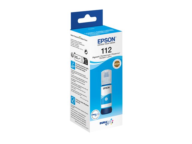 EPSON 6LB 112 EcoTank Pigment Cyan ink C13T06C24A