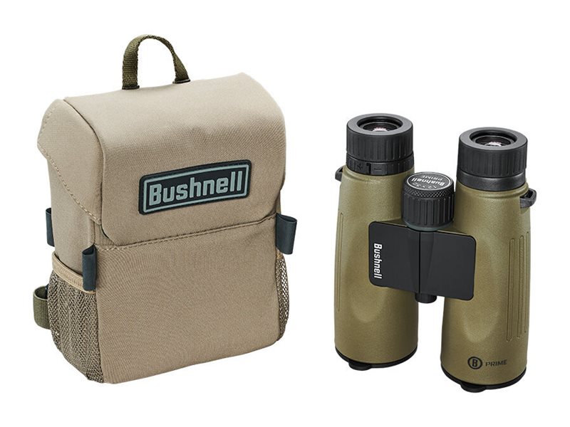 Bushnell Prime 12x50 Binocular x Vault Bundle - Green - BP1250VTC