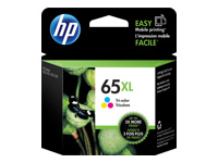HP 65XL - 7 ml - High Yield - color (cyan, magenta, yellow) - original - blister - ink cartridge - for AMP 100, 120, 125; Deskjet 3720, 3755