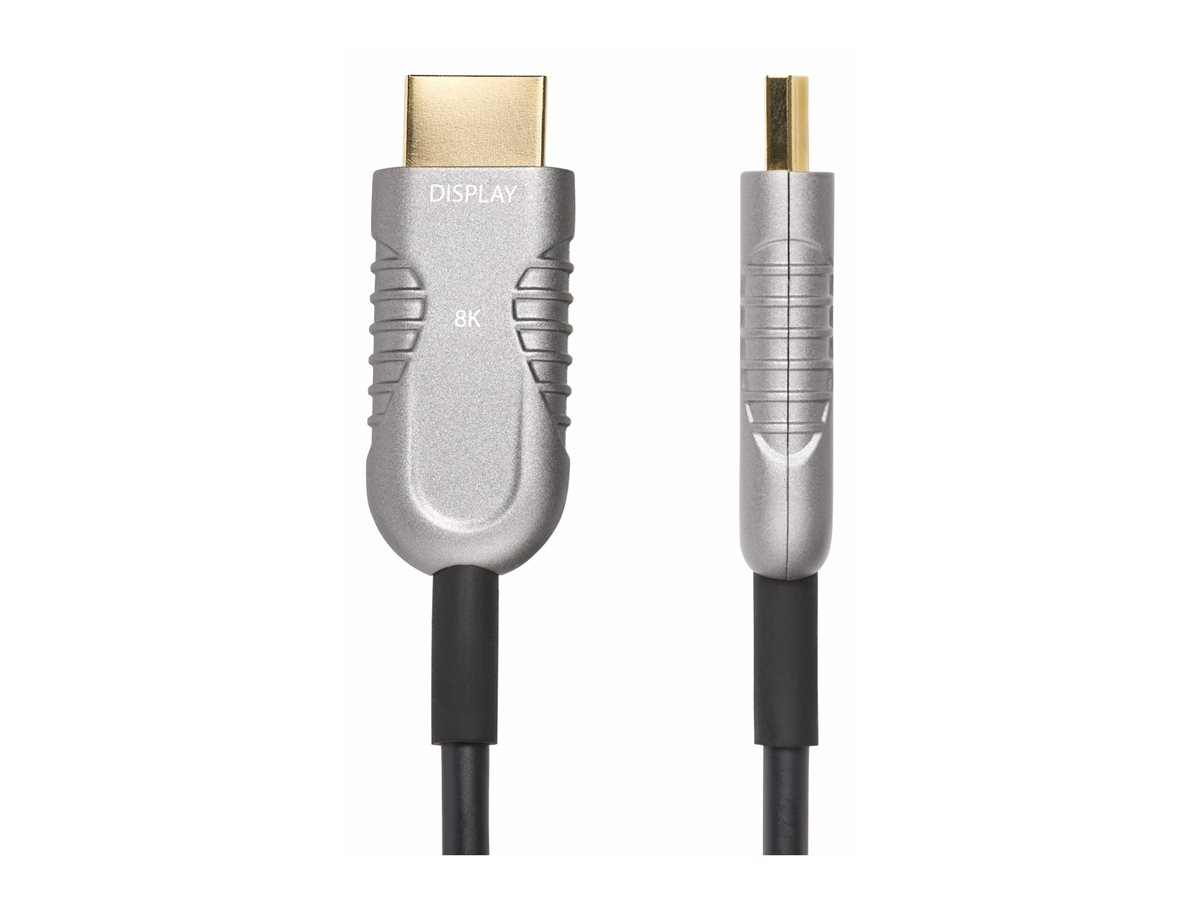 StarTech.com 30ft (9.1m) HDMI 2.1 Hybrid Active Optical Cable (AOC), CMP, Plenum Rated, Ultra High Speed HDMI Fiber Optic Cable, 48Gbps, 8K 60Hz/4K 120Hz, HDR10+/FRL/TMDS/eARC - CMP In Wall HDMI 2.1/2.0 Cord (8K-A-30F-HDMI-CABLE) - HDMI kabel - 9.1 m – foto 4