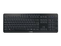 CHERRY STREAM KEYBOARD ULTIMATE Tastatur Saks 5-level brightness white Trådløs Kablet USA