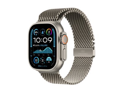 Watch Ultra 2 - natural titanium - smart watch wit