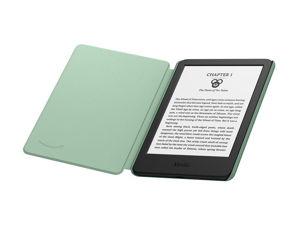 Amazon flip cover for eBook Open view Right-angle 79594