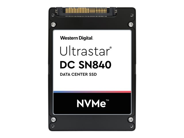 WESTERN DIGITAL Ultrastar DC SN840 NVMe SSD 3840GB 2.5inch 15.0MM PCIe TLC RI-3DW/D BICS4 ISE - WUS4