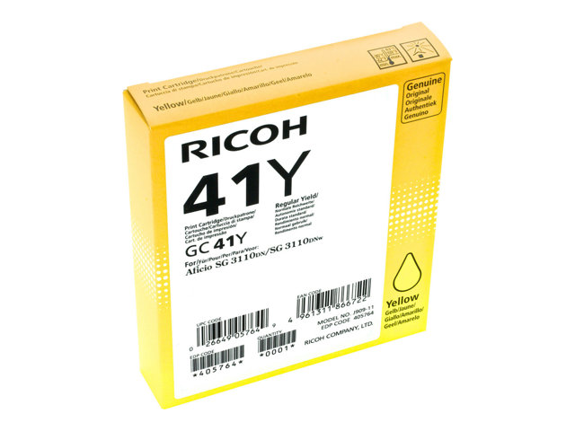 Ricoh Yellow Original Ink Cartridge