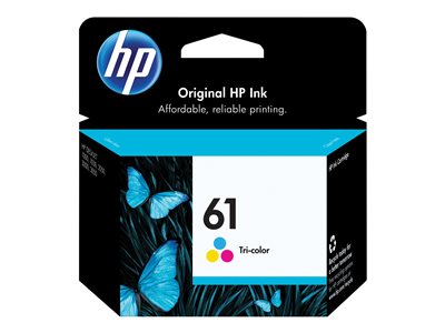 HP 61 3 ml color (cyan, magenta, yellow) original ink cartridge 
