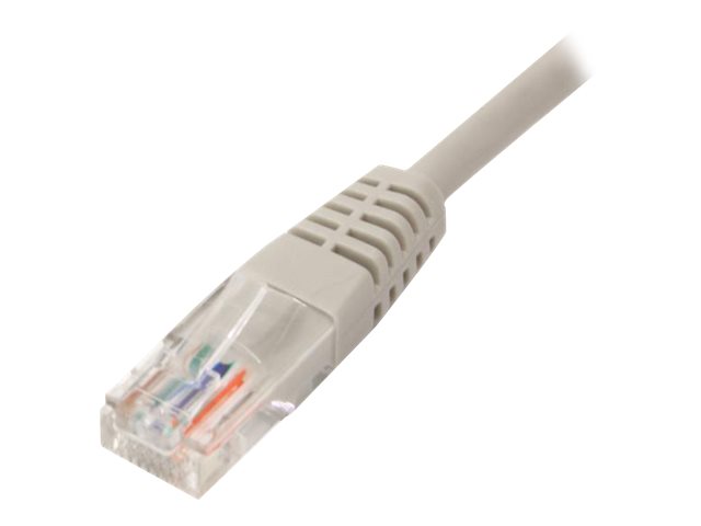 StarTech.com Cat5e Ethernet Cable - 10 ft - Gray - Patch Cable - Molded Cat5e Cable - Network Cable - Ethernet Cord - Cat 5e Cable - 10ft (M45PATCH10GR)