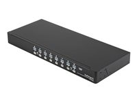 StarTech.com  Rackmount USB KVM  Kit OSD and Cables - 1U (SV1631DUSBUK) KVM switch Desktop