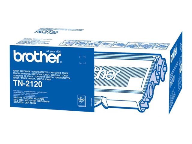Image of Brother TN2120 - black - original - toner cartridge