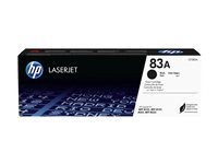 HP 83A - black - original - LaserJet - toner cartridge (CF283A)