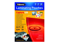 Fellowes Laminating Pouches Capture 125 micron Laminerings poser 83 x 113 mm