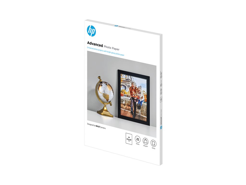 HP MV PAPIER PHOTO GLACE ADV 25
