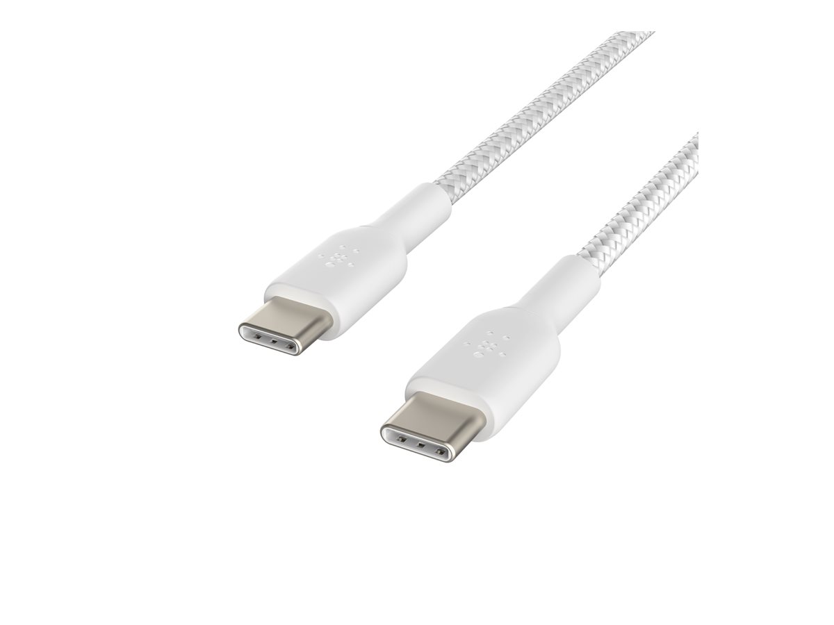 Belkin BoostCharge USB-C cable USB-C to USB-C 15 Product shot Right-angle 79850