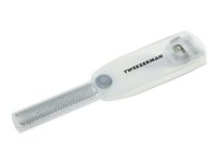 Tweezerman Safety Slide Callus Shaver and Rasp - White/Silver