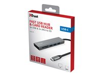 TRUST Hub USB-C HALYX 5 ports 3 USB 1 SD