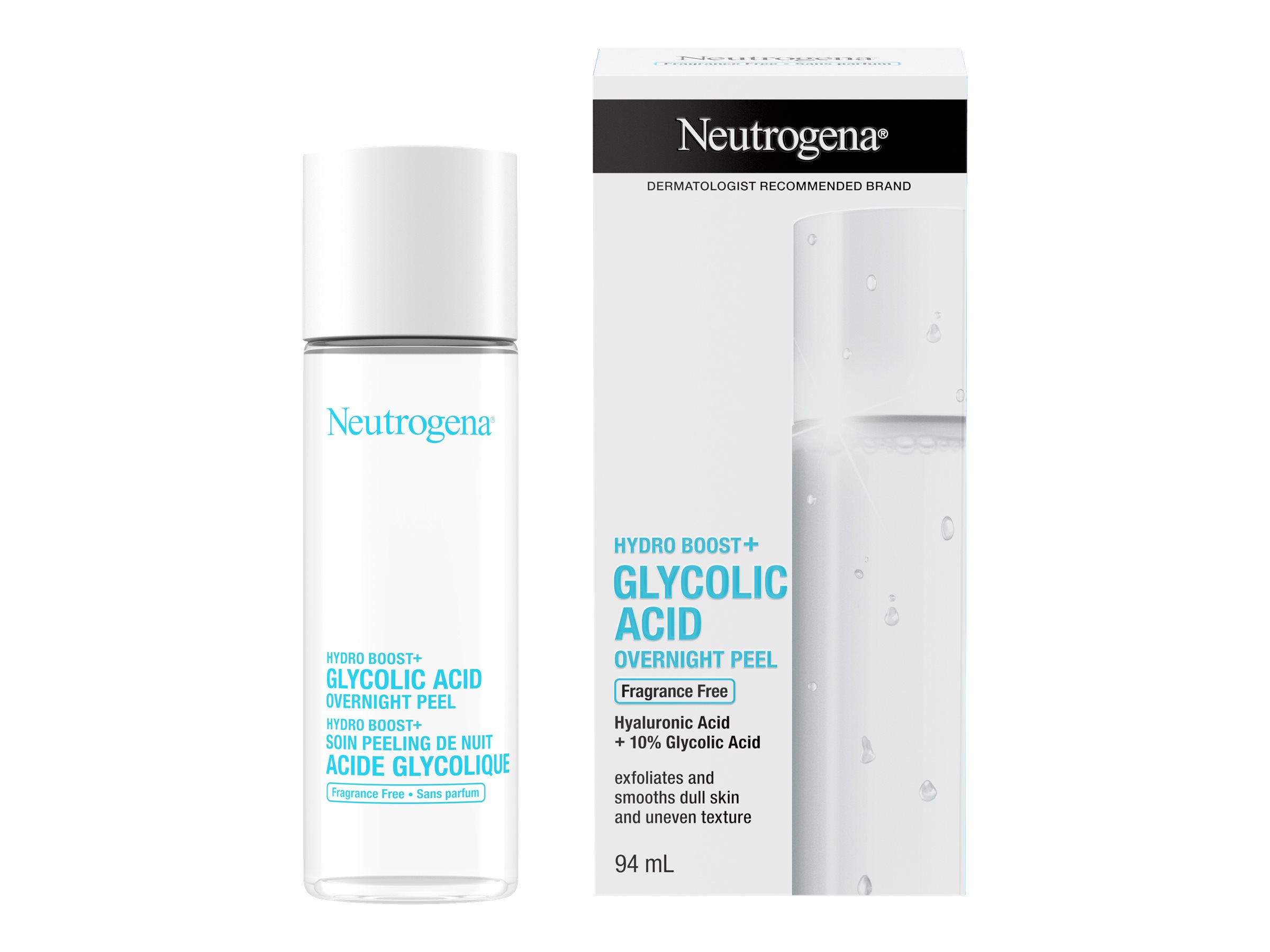 Neutrogena Hydro Boost+ Glycolic Acid Overnight Peel 94 ml