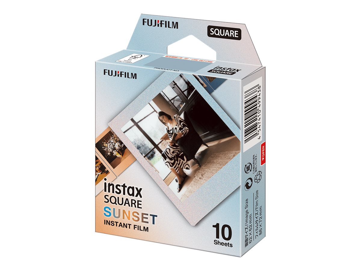 Fujifilm Instax Square Sunset Color Instant Film - 10 exposures