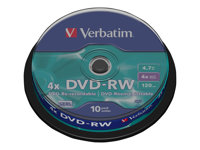 Verbatim DataLife 10x DVD-RW 4.7GB