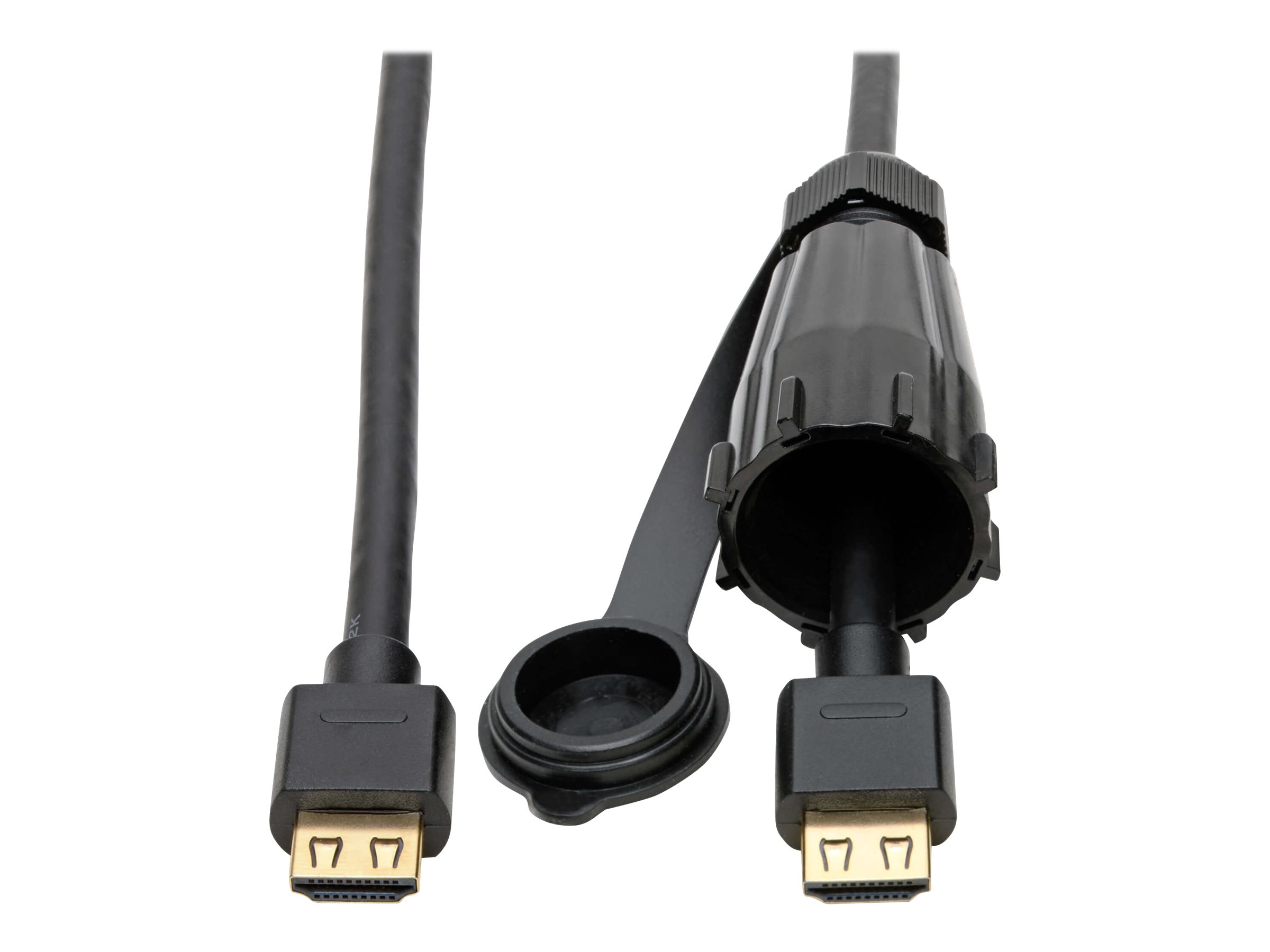 Tripp Lite HDMI Cable High-Speed IP68 Connector Industrial Ethernet MM 12ft