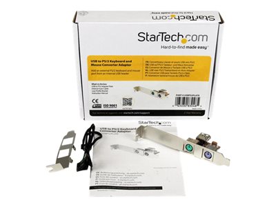 StarTech.com USB to PS/2 Keyboard and Mouse Converter Adapter ...