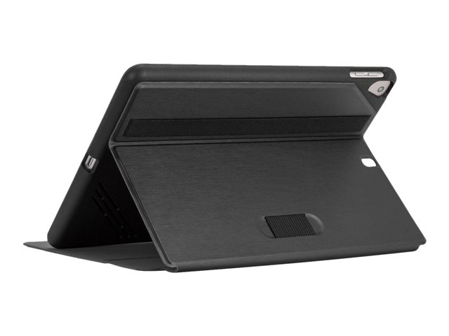 Targus Click-In - Flip cover for tablet - polyurethane, thermoplastic polyurethane (TPU) - black 