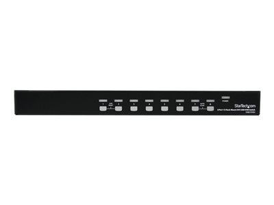 StarTech.com 8 Port 1U Rackmount DVI USB KVM Switch - USB DVI KVM Switch - DVI KVM Switch - USB KVM Switch (SV831DVIU)