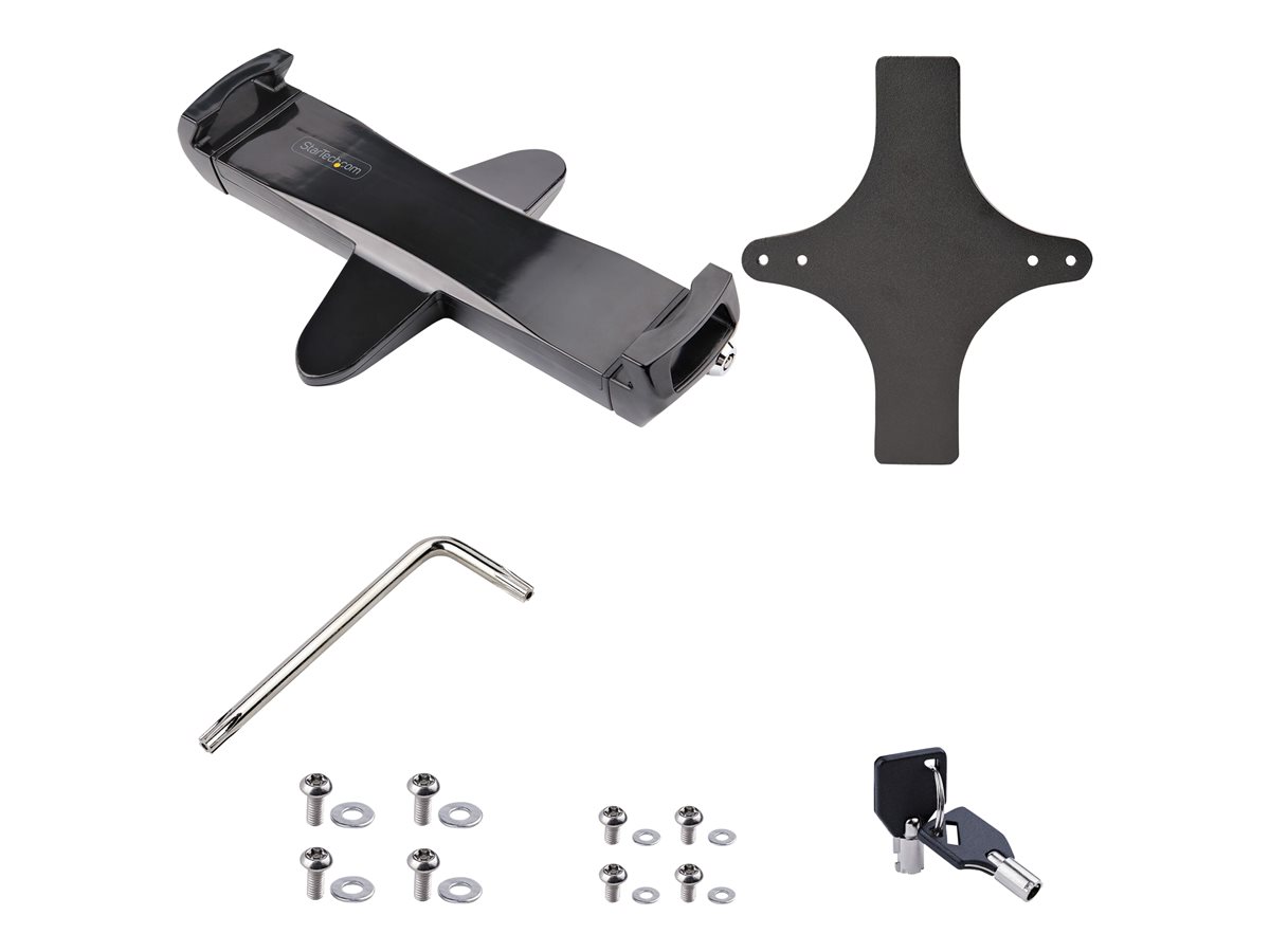 StarTech.com VESA Mount Adapter for Tablets 7.9 to 12.5in - Up to 2kg (4.4lb) - 75x75/100x100 VESA Patterns - Universal Anti-Theft Tablet VESA Mount Clamp - Secure Tablet Mount - Black montážní sada - pro tablet - černá – foto 8