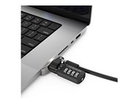 Compulocks Ledge Lock Adapter for MacBook Pro 16" M1, M2 & M3 with Combination Cable Lock - security slot lock adapter