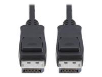 Eaton Tripp Lite Series DisplayPort 1.4 Cable with Latching Connectors, 8K (M/M), Black, 10 ft. (3.1m)