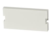 LINDY Snap in Blanking Plate - Faceplate blank cover - white (pack of 2)