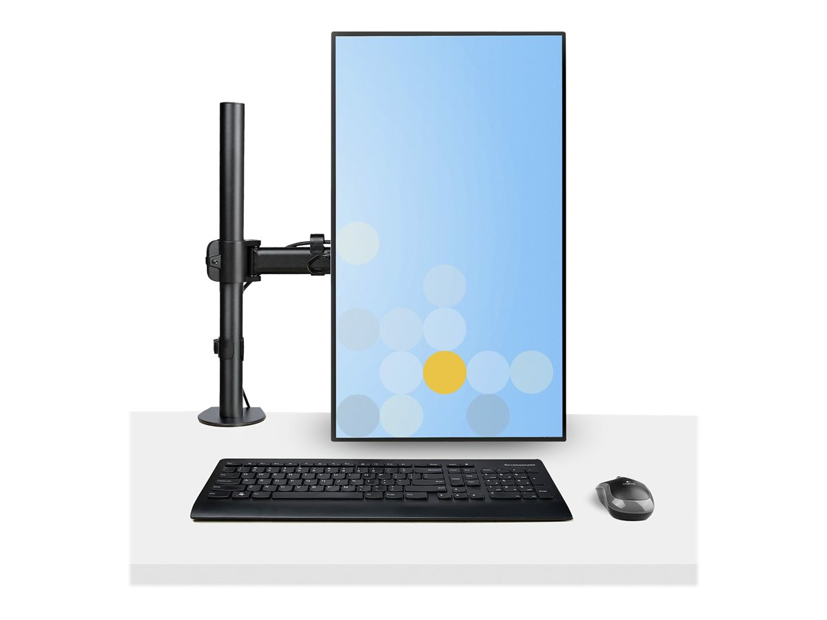 StarTech.com Laptop Desk Mount, Monitor and Laptop Mount for Desk, Displays 34in (8kg/17.6lb) & Laptops (4.5kg/9.9lbs), Adjustable & Articulating VESA Laptop Tray Arm - Desk Monitor Mount - Clamp / Grommet Mount (A-LAPTOP-DESK-MOUNT) montážní sada - pro monitor / notebook - černá – foto 5