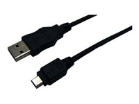 LogiLink USB 2.0 USB-kabel 3m Sort