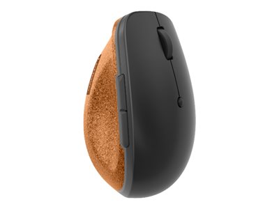 Lenovo Go - mouse - 2.4 GHz - storm gray with natural cork