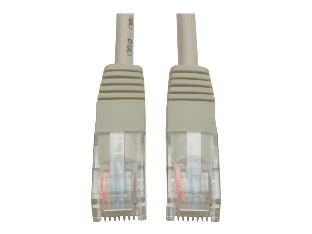 Tripp Lite 10ft Cat5e / Cat5 350MHz Molded Patch Cable RJ45 M/M Gray 10'