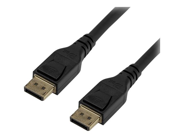 Image of StarTech.com 16ft/5m VESA Certified DisplayPort 1.4 Cable, 8K 60Hz HBR3 HDR, Super UHD DisplayPort to DisplayPort Monitor Cord, Ultra HD 4K 120Hz DP 1.4 Video Cable M/M DP Connectors - DP 1.4 Latching Cable - DisplayPort cable - DisplayPort to DisplayPort