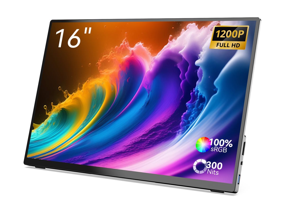 Minix SF16T LCD monitor Full HD (1080p) 16.5 Product shot Multi-angle 78950