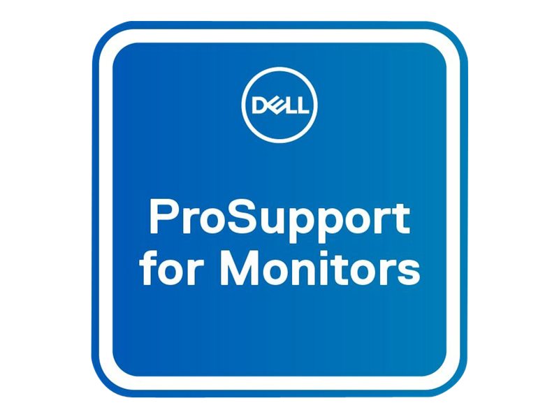 Dell Effectuez une mise  niveau de 3 ans Basic Advanced Exchange vers 5 ans ProSupport for monitors - contrat de maintenance prolong - 5 annes - expdition